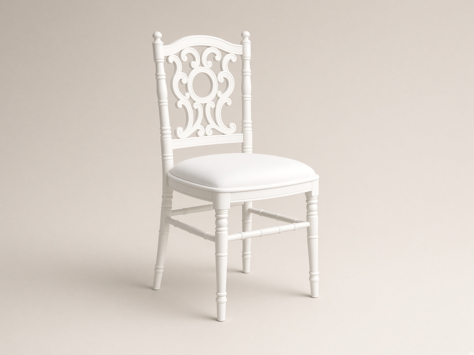 Chaise Napoléon blanche